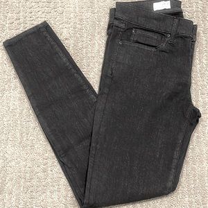 Gap 1969 legging jean charcoal black metallic 28/6